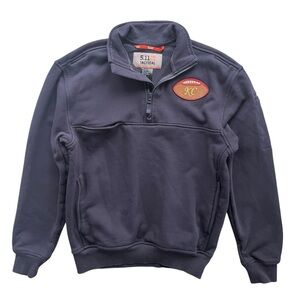 5.11 Tactical Women’s Sm. Navy Kansas City Football Elbow Patch 1/4 Zip Pullover